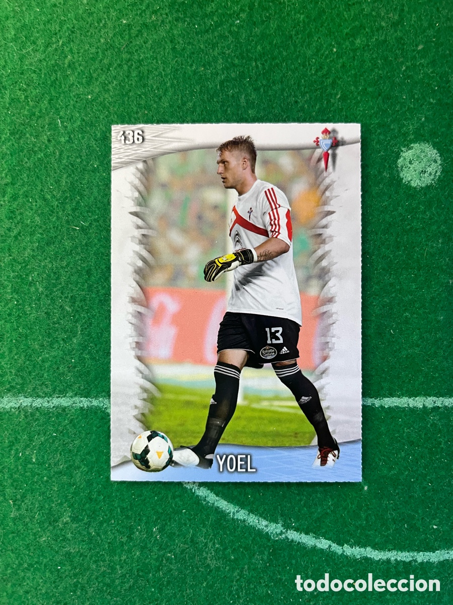 Cromos de F&uacute;tbol: 436 YOEL CELTA DE VIGO LAS FICHAS DE LA LIGA 2013 2014 MUNDICROMO
