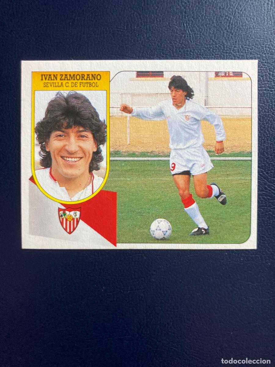Cromos de F&uacute;tbol: Zamorano Sevilla 91 92. Liga Este 1991 1992. SIN PEGAR