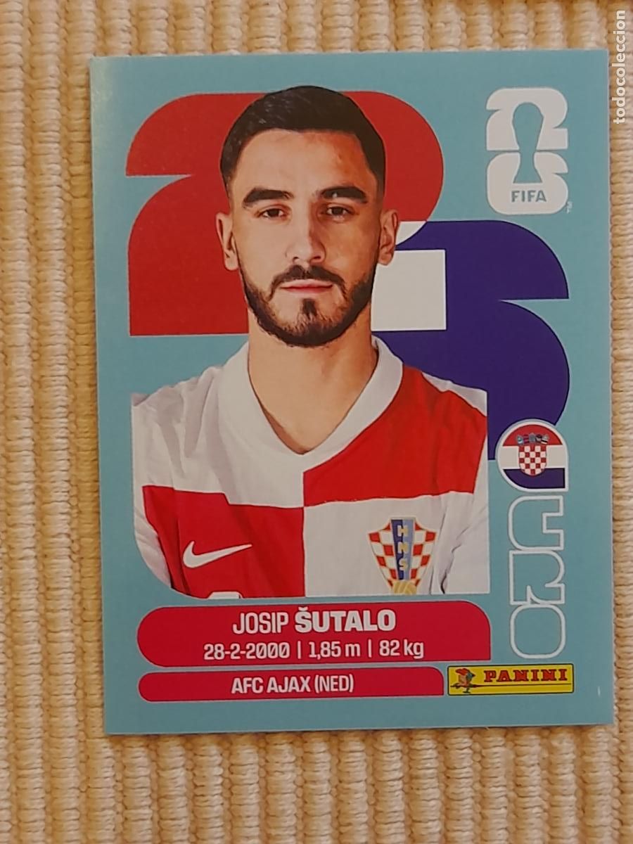 Cromos de F&uacute;tbol: CROMO CRO 7 Josip &Scaron;utalo CROACIA, FIFA WORLD CUP 2026 (MUNDIAL MEXICO EE.UU CANADA) STICKERS