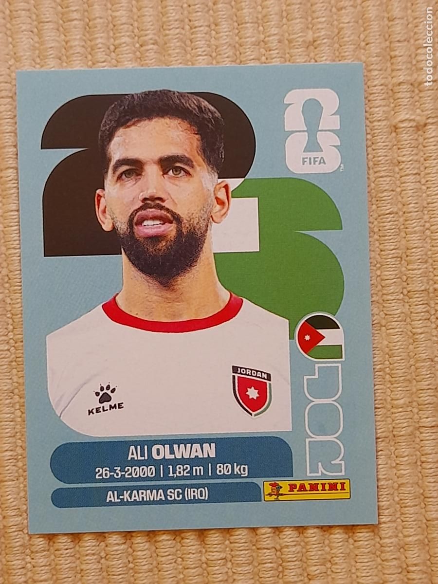Cromos de F&uacute;tbol: CROMO JOR 18 Ali Olwan JORDANIA, FIFA WORLD CUP 2026 (MUNDIAL MEXICO EE.UU CANADA) STICKERS