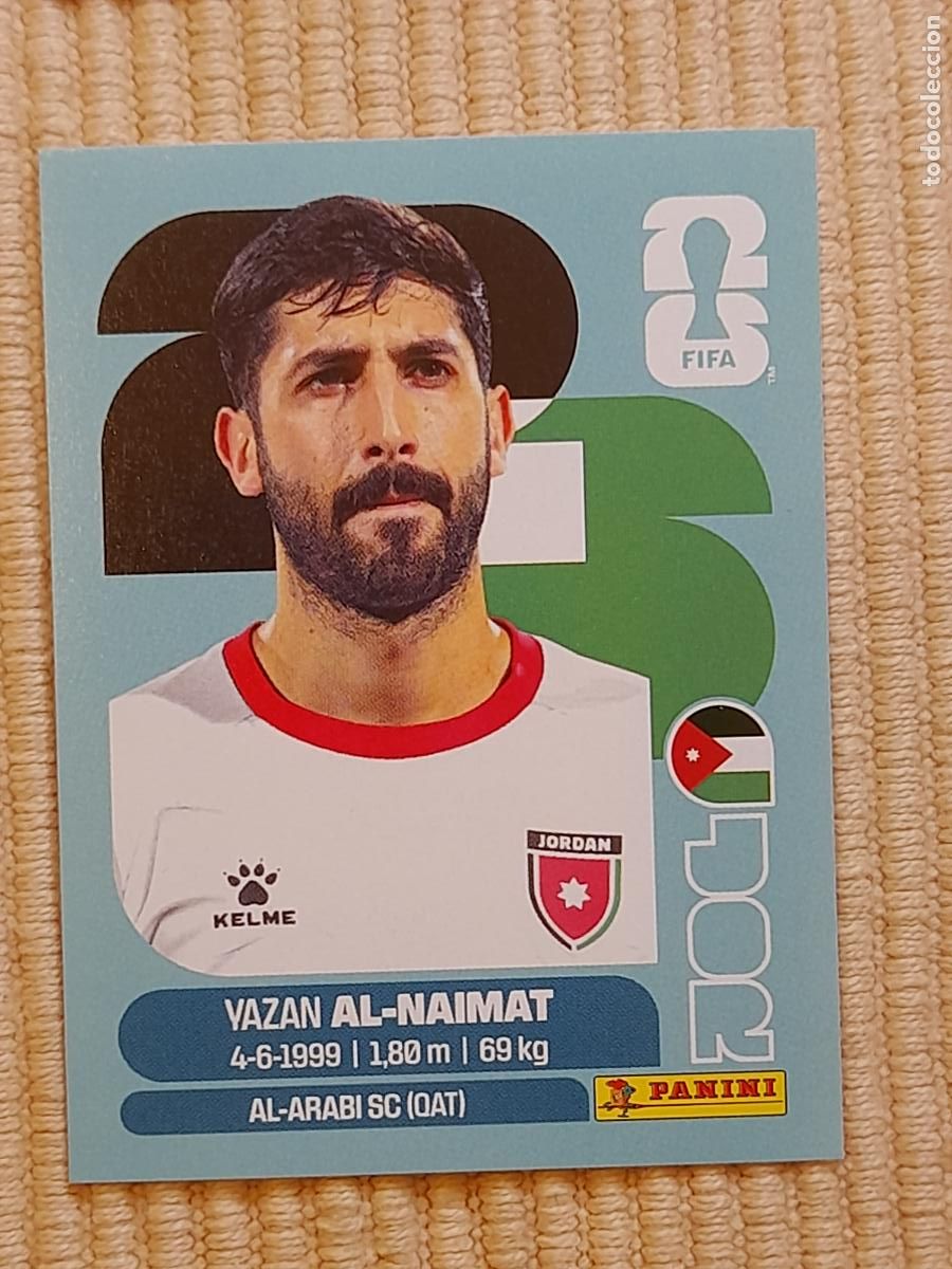 Cromos de F&uacute;tbol: CROMO JOR 16 Yazan Al-Naimat JORDANIA, FIFA WORLD CUP 2026 (MUNDIAL MEXICO EE.UU CANADA) STICKERS