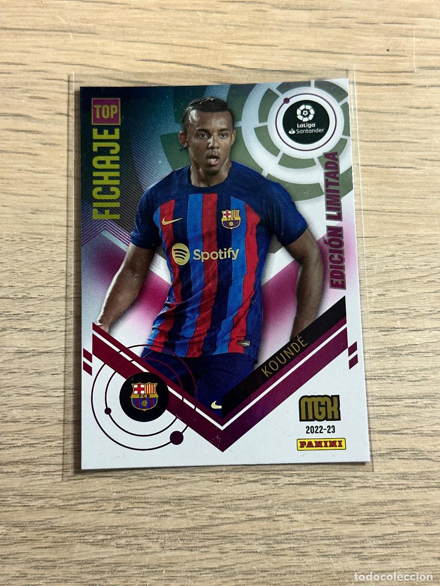 Cromos de F&uacute;tbol: KOUNDE EDICION LIMITADA FC BARCELONA MEGACRACKS 2022 2023 PANINI 22 23