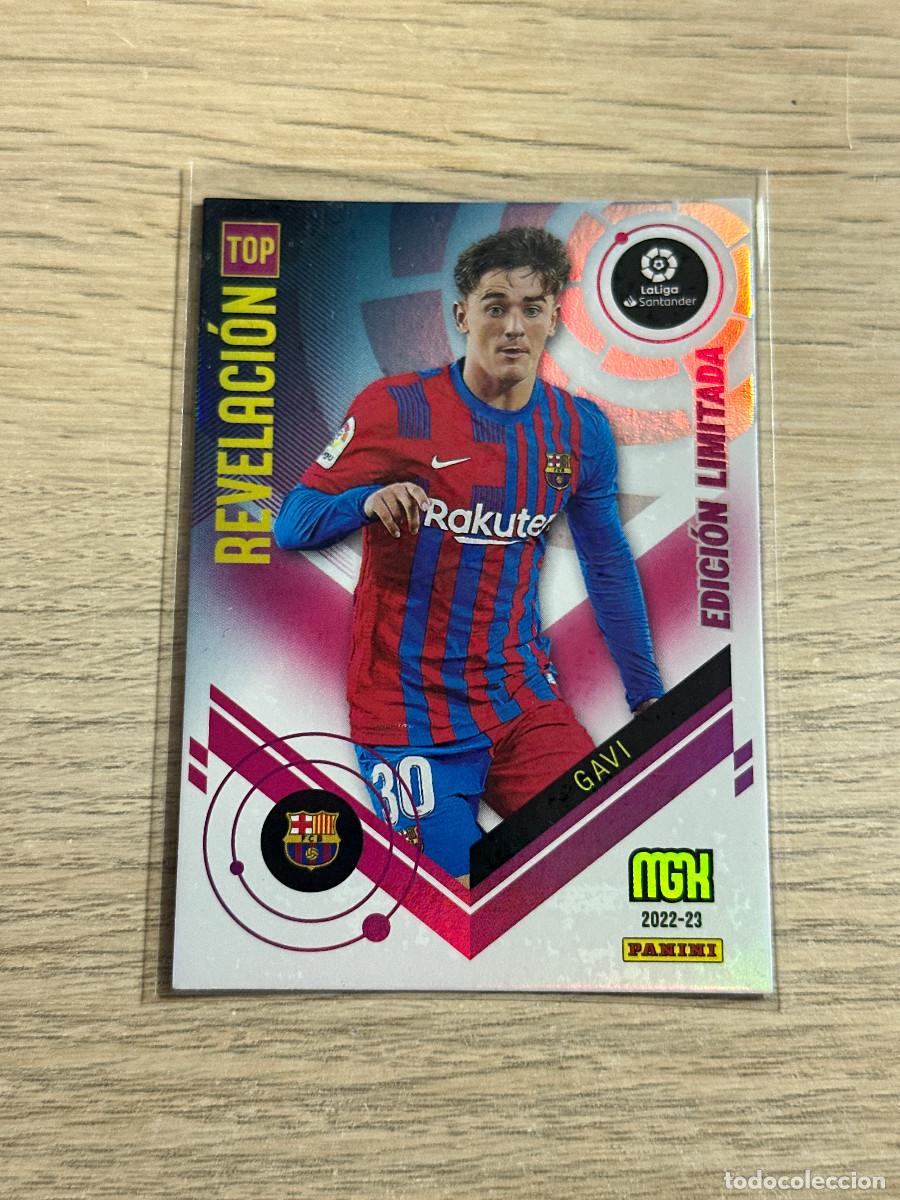 Cromos de F&uacute;tbol: GAVI EDICION LIMITADA FC BARCELONA MEGACRACKS 2022 2023 PANINI 22 23