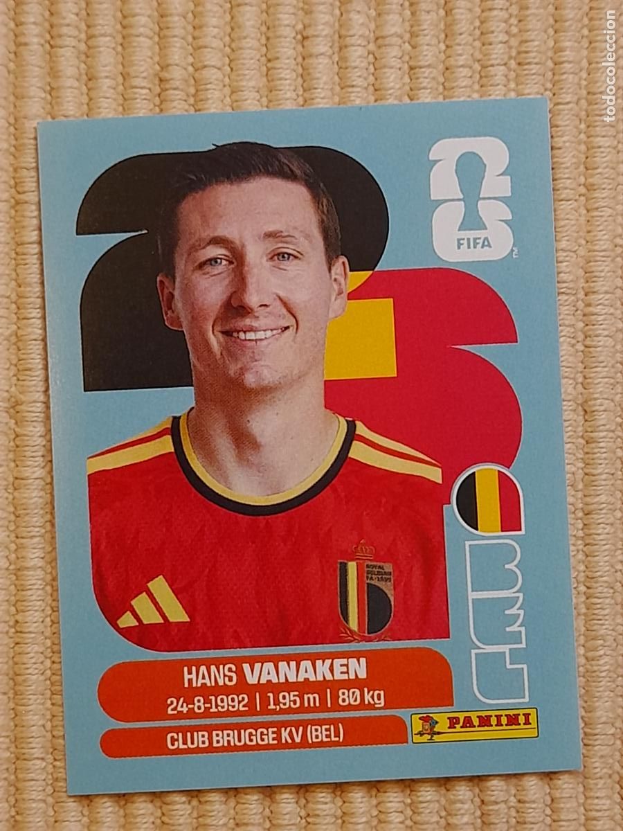 Cromos de F&uacute;tbol: CROMO BEL 14 Hans Vanaken BELGICA. FIFA WORLD CUP 2026 (MUNDIAL MEXICO EE.UU CANADA) STICKERS