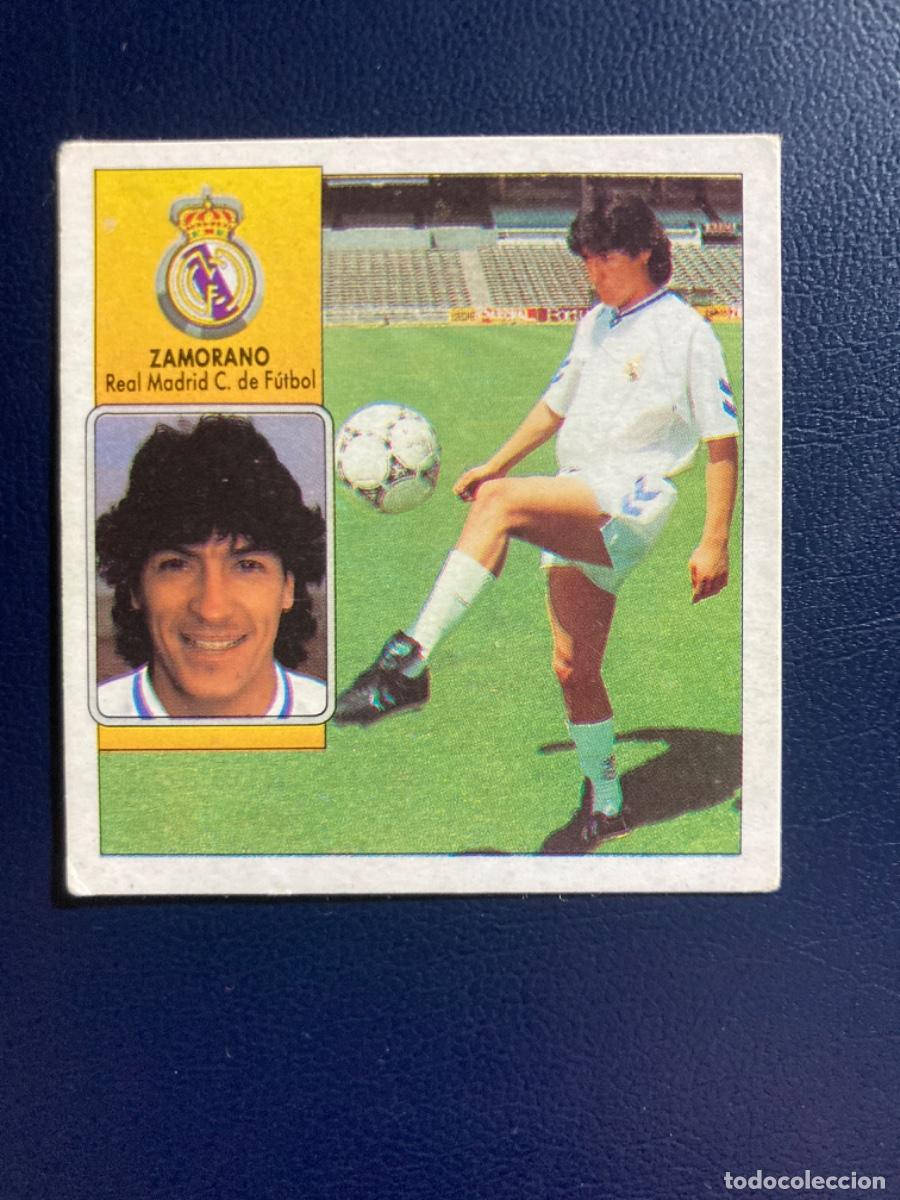 Figurine di Calcio: ZAMORANO REAL MADRID FICHAJE 12 LIGA ESTE 1992 1993 92 93 SIN PEGAR