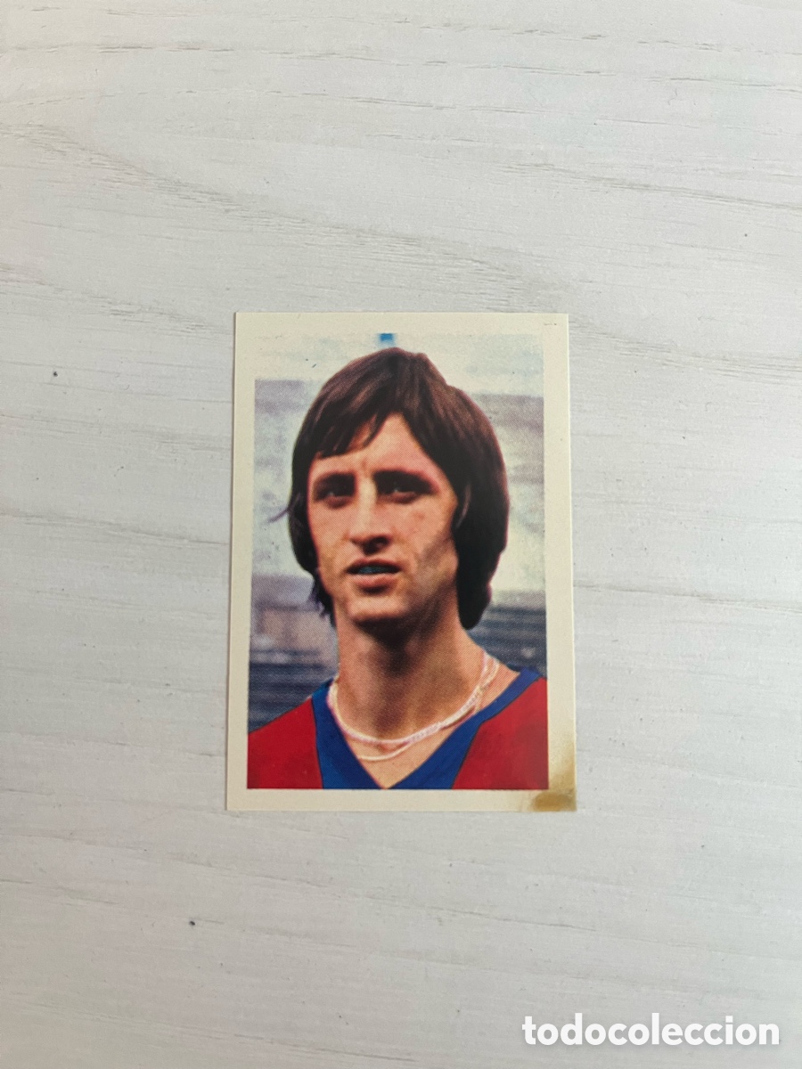 Cromos de F&uacute;tbol: 47 Johan Cruyff FC Barcelona 1977 1978 Fher nunca pegado