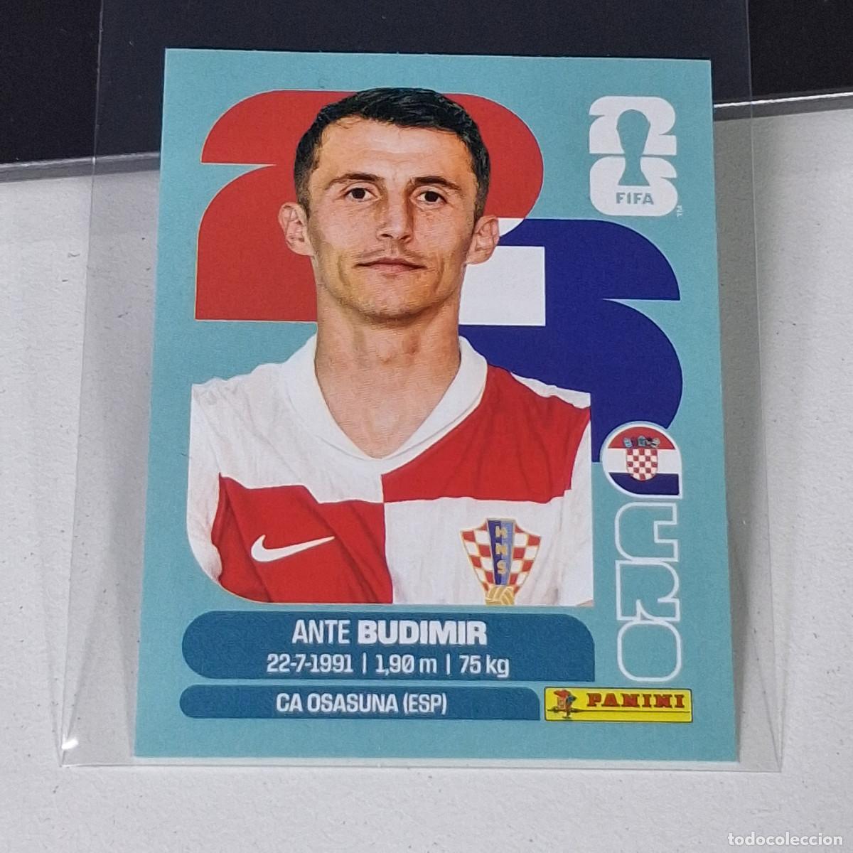Cromos de F&uacute;tbol: B7 CRO 18 CRO18 ANTE BUDIMIR CROATIA CROACIA CRO MUNDIAL FIFA WORLD CUP 2026 STICKER PANINI