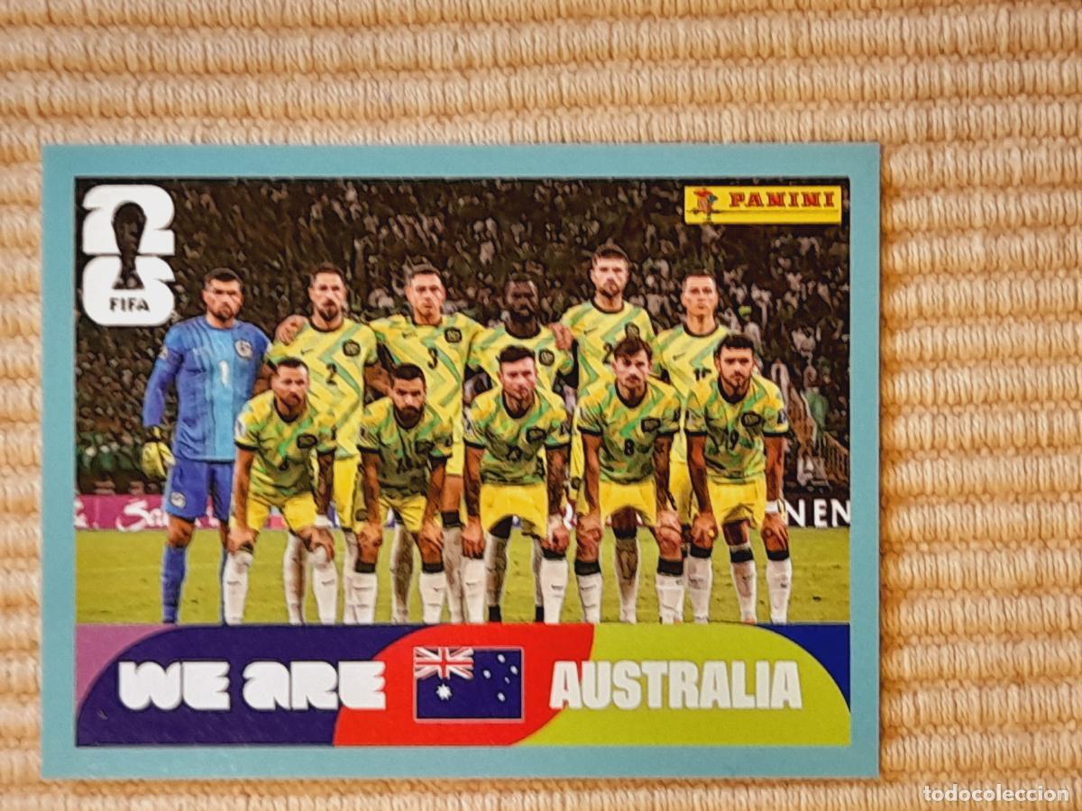 Cromos de F&uacute;tbol: CROMO AUS 13 FOTO EQUIPO AUSTRALIA. FIFA WORLD CUP 2026 (MUNDIAL MEXICO EE.UU CANADA) STICKERS