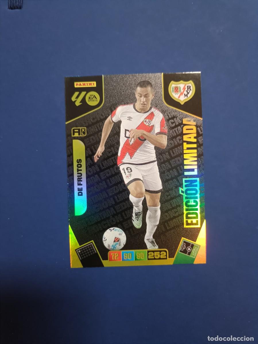 Cromos de F&uacute;tbol: De Frutos edici&oacute;n limitada Adrenalyn XL 25 26 Rayo Vallecano 2025 2026