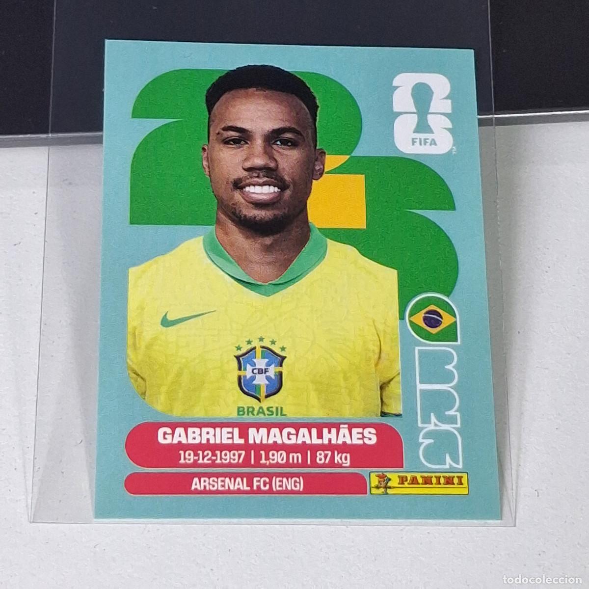 Cromos de F&uacute;tbol: B7 BRA6 GABRIEL MAGALH&Atilde;ES 6 BRAZIL BRASIL BRA MUNDIAL FIFA WORLD CUP 2026 STICKER PANINI