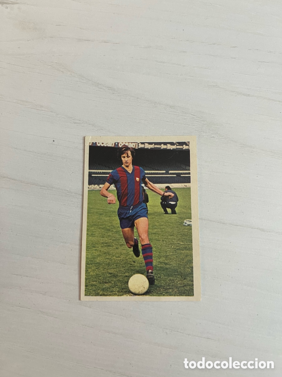 Cromos de F&uacute;tbol: 1975 Cruyff FC BARCELONA FHER nunca pegado