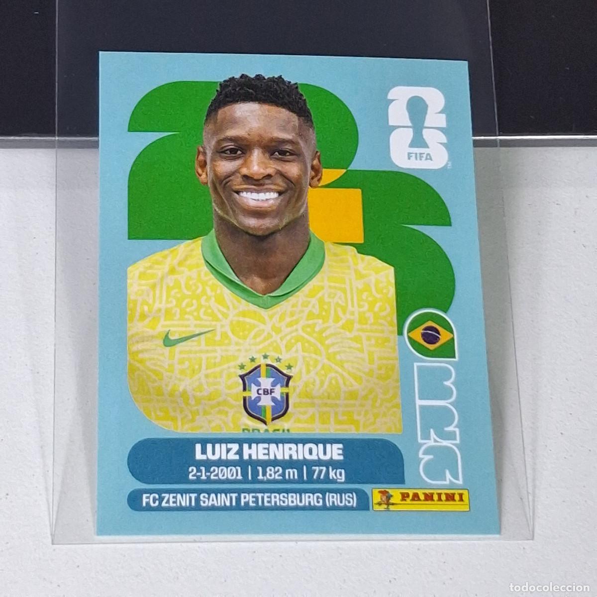 Cromos de F&uacute;tbol: B7 BRA 12 BRA12 LUIZ HENRIQUE BRAZIL BRASIL BRA MUNDIAL FIFA WORLD CUP 2026 STICKER PANINI