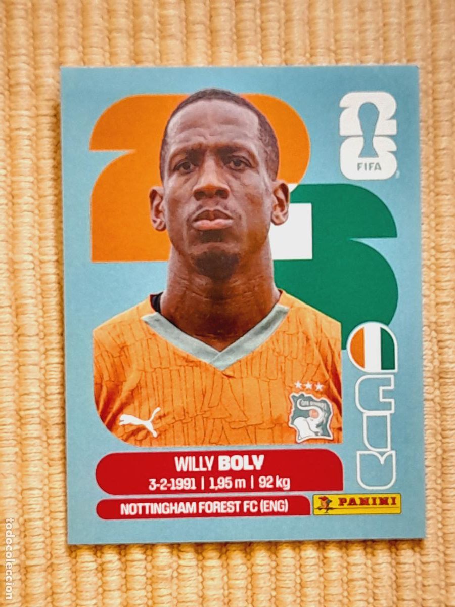Cromos de F&uacute;tbol: CROMO CIV 7 Willy Boly COSTA DE MARFIL. FIFA WORLD CUP 2026 (MUNDIAL MEXICO EE.UU CANADA) STICKERS