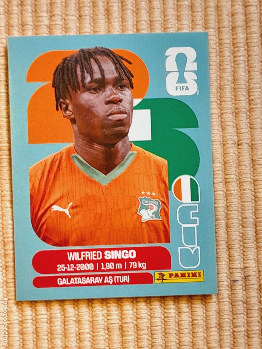 Football Stickers: CROMO CIV 4 Wilfried Singo COSTA DE MARFIL FIFA WORLD CUP 2026 (MUNDIAL MEXICO EE.UU CANADA) STICKER