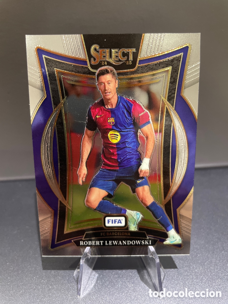 Cromos de F&uacute;tbol: Lewandowski 8 Terrace Panini Select 2024-25 FC Barcelona