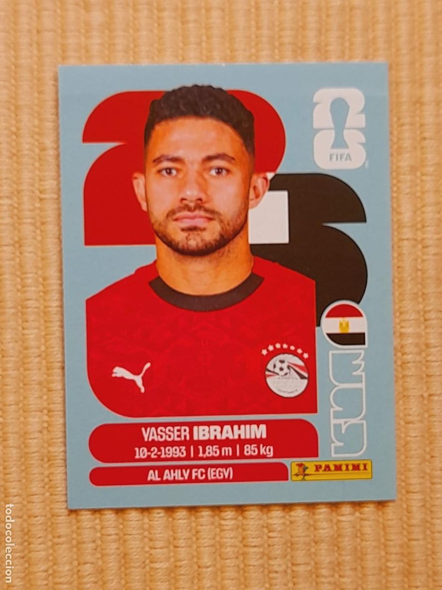 Figurine di Calcio: CROMO EGY 5 Yasser Ibrahim EGIPTO. FIFA WORLD CUP 2026 (MUNDIAL MEXICO EE.UU CANADA) STICKERS