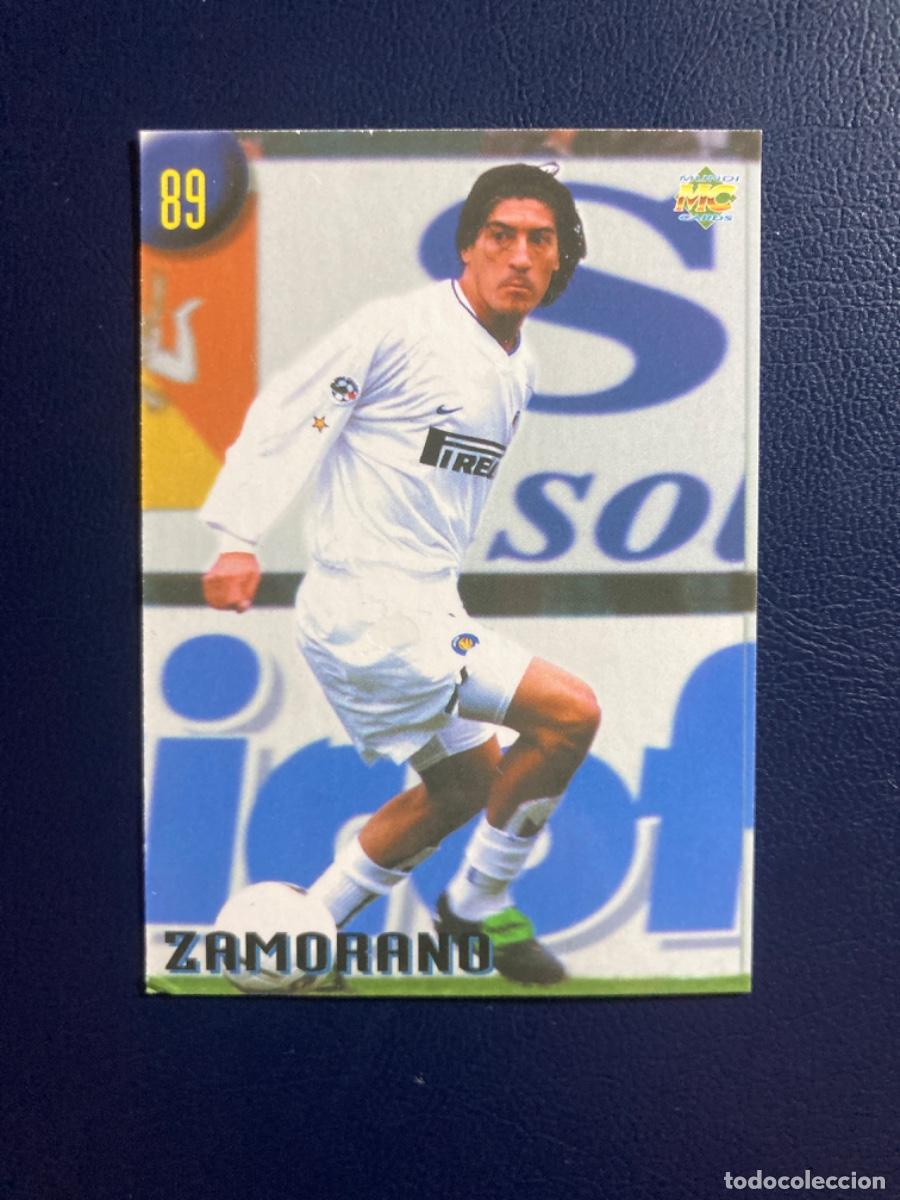 Figurine di Calcio: ZAMORANO 89 INTER DE MILAN MUNDICROMO CALCIATORI 2000 Etichetta Nera