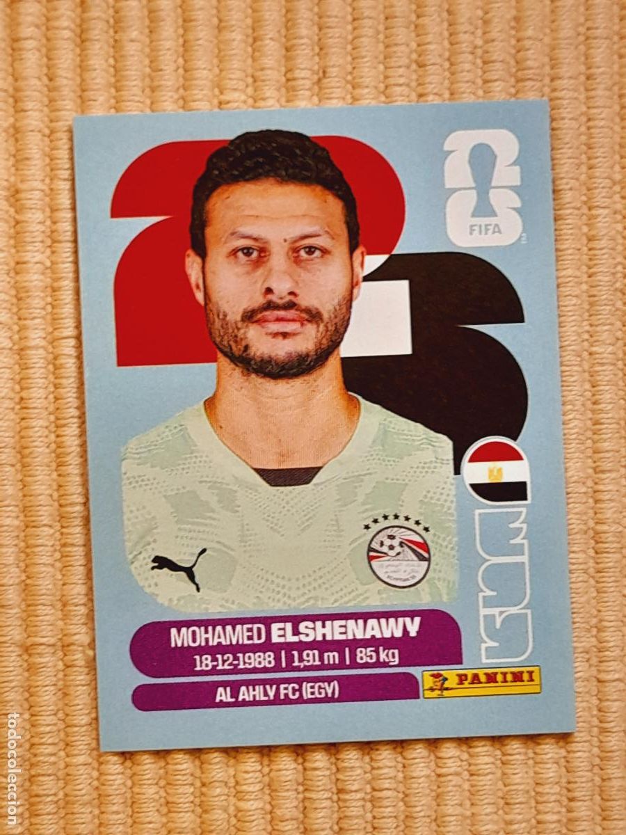 Figurine di Calcio: CROMO EGY 2 Mohamed Elshenawy EGIPTO. FIFA WORLD CUP 2026 (MUNDIAL MEXICO EE.UU CANADA) STICKERS
