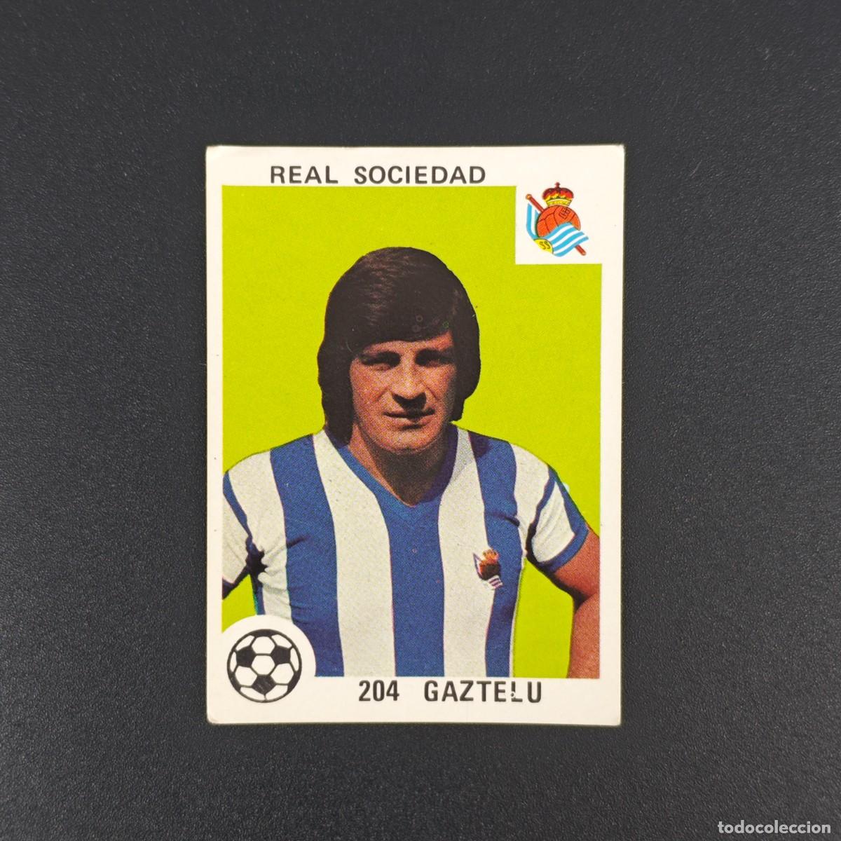 Figurine di Calcio: CROMO LIGA ESPA&Ntilde;OLA MAGA 204 GAZTELU REAL SOCIEDAD NUNCA PEGADO SIN PEGAR 78 79 1978 1979 RA526