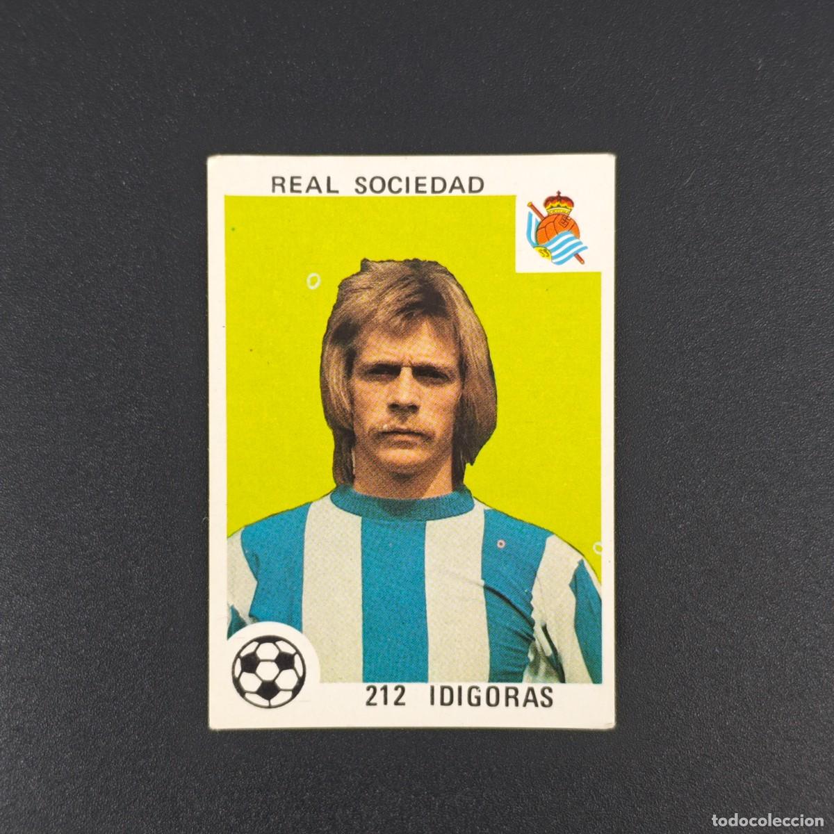 Figurine di Calcio: CROMO LIGA ESPA&Ntilde;OLA MAGA 212 IDIGORAS REAL SOCIEDAD NUNCA PEGADO SIN PEGAR 78 79 1978 1979 RA526