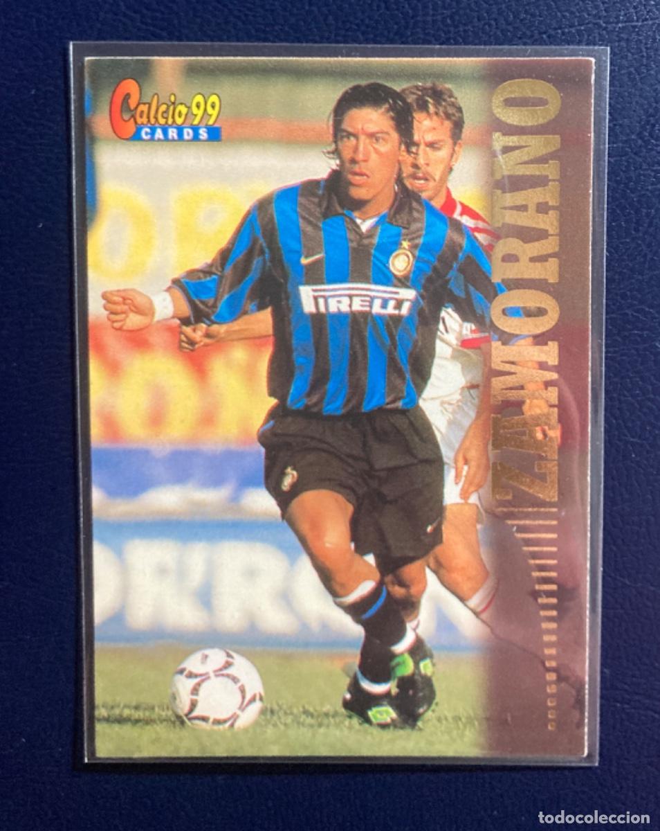 Figurine di Calcio: 36 Iv&aacute;n Zamorano - Inter Mil&aacute;n - Calcio Cards 99 - Panini - Calciatori 1998 1999