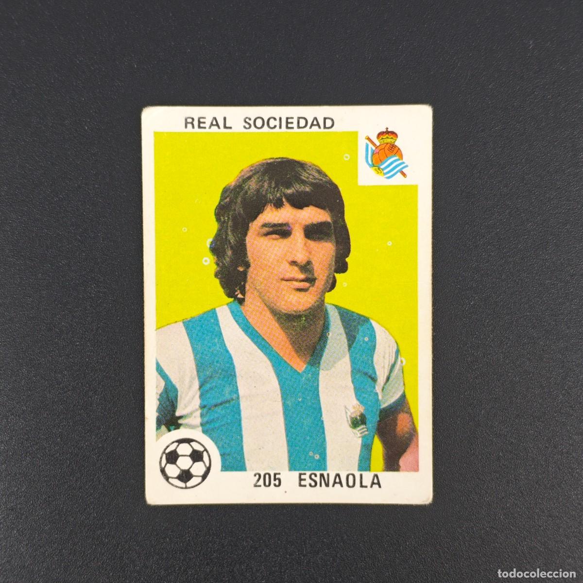 Figurine di Calcio: CROMO LIGA ESPA&Ntilde;OLA MAGA 205 ESNAOLA REAL SOCIEDAD NUNCA PEGADO SIN PEGAR 78 79 1978 1979 RA526