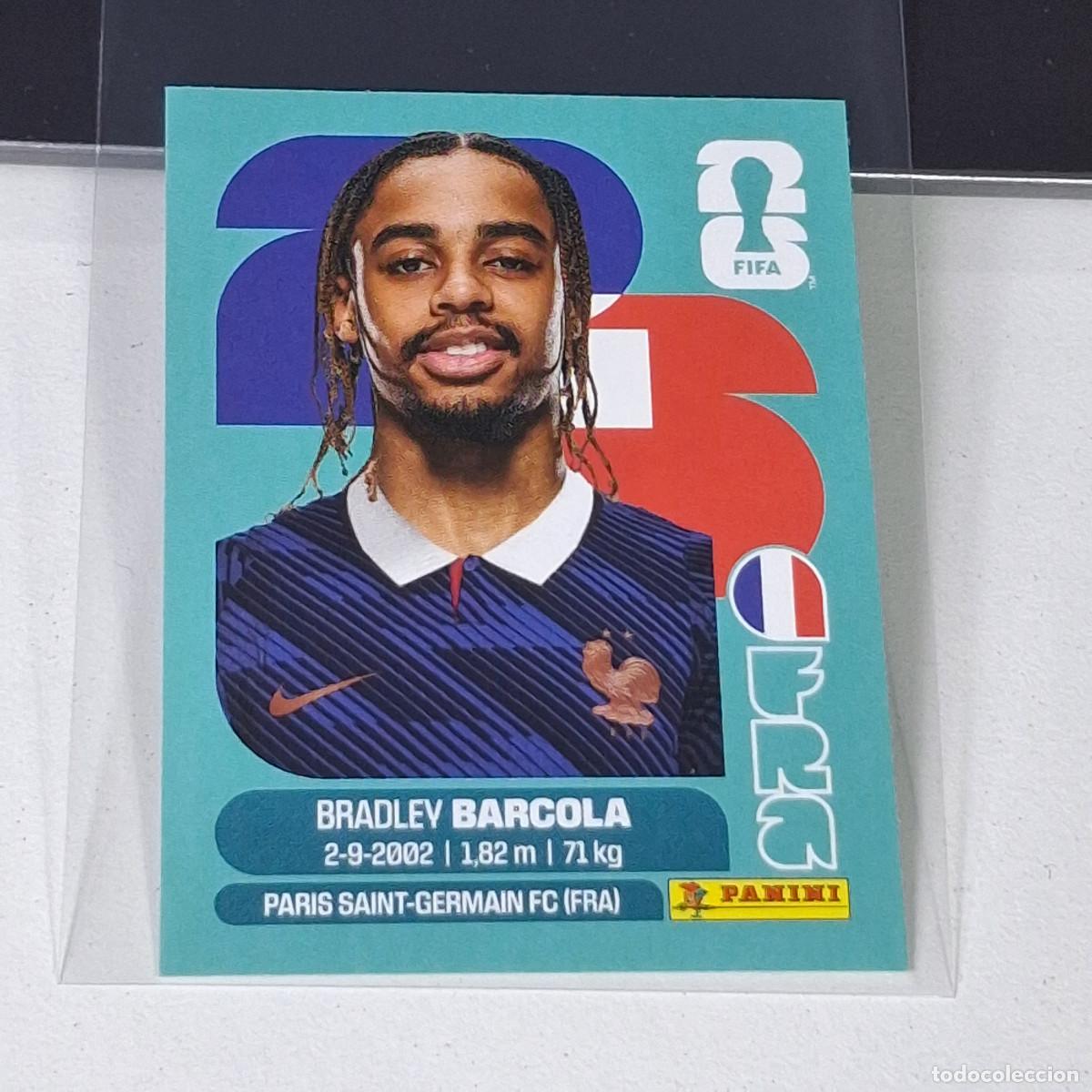 Figurine di Calcio: B7 FRA16 BRADLEY BARCOLA 16 FRANCIA FRA FRANCE MUNDIAL FIFA WORLD CUP 2026 STICKER PANINI
