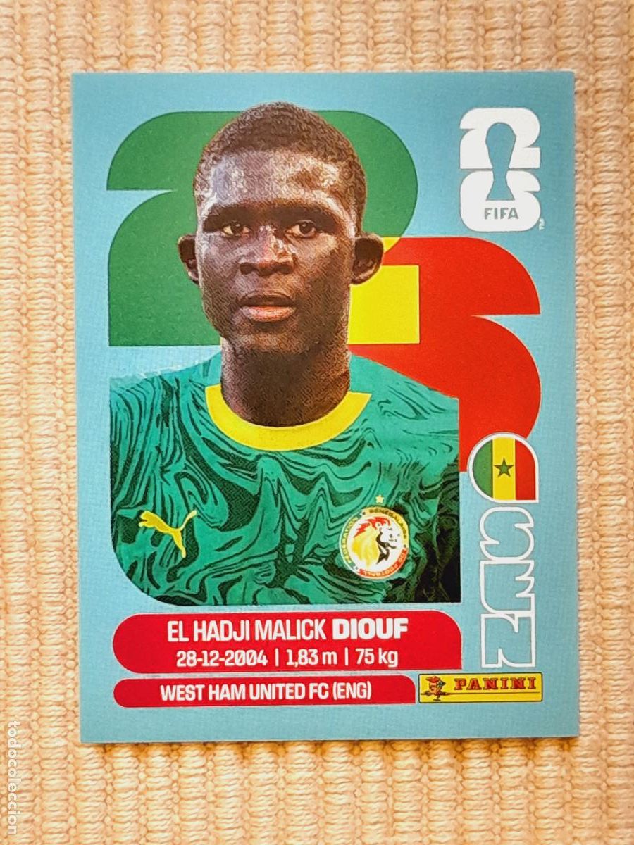 Figurine di Calcio: CROMO SEN 7 El Hadji Malick Diouf SENEGAL FIFA WORLD CUP 2026 (MUNDIAL MEXICO EE.UU CANADA) STICKERS