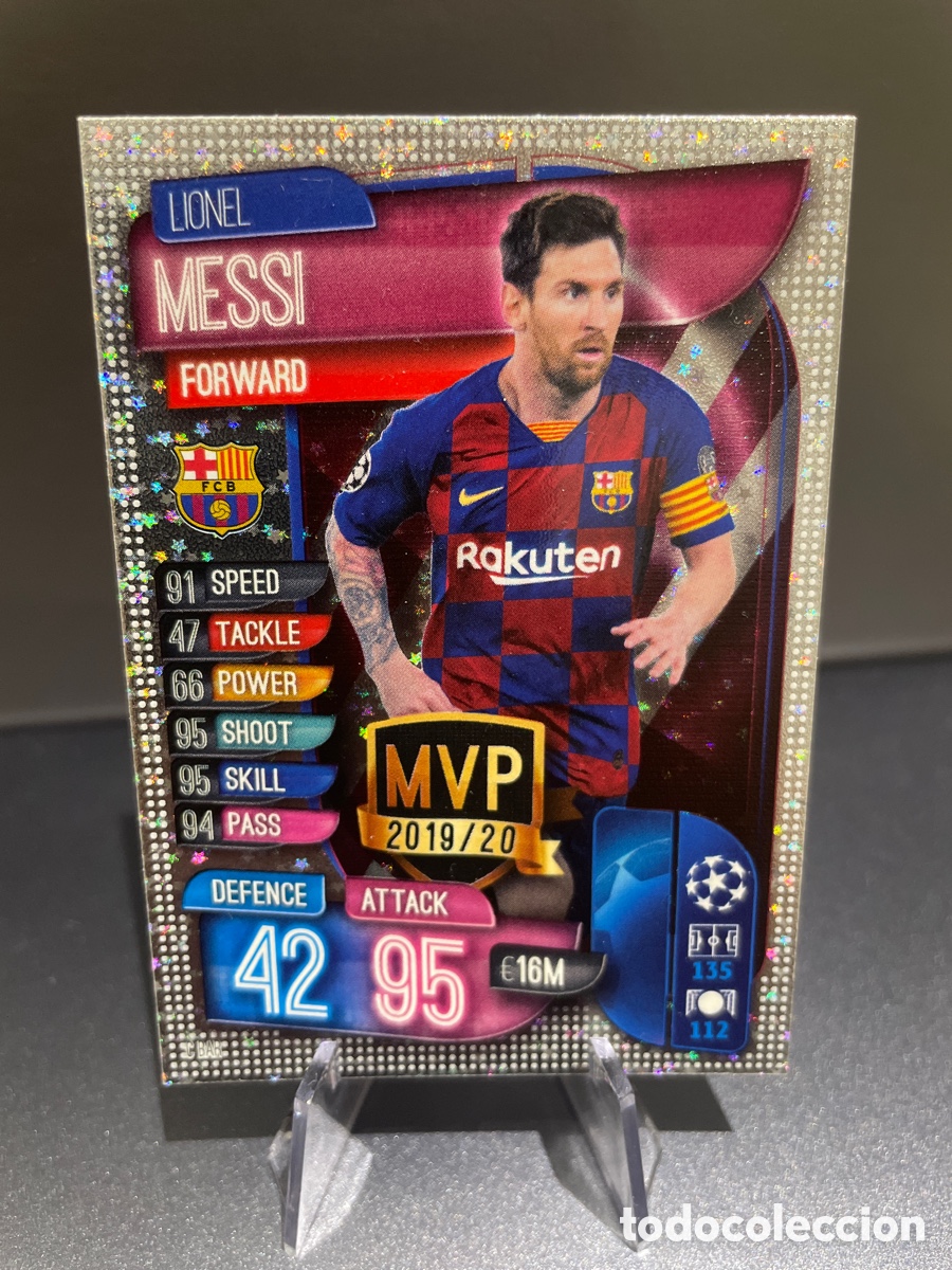 Cromos de F&uacute;tbol: Messi C BAR MVP Match Attax 2019-20 2019 2020 Topps Barcelona