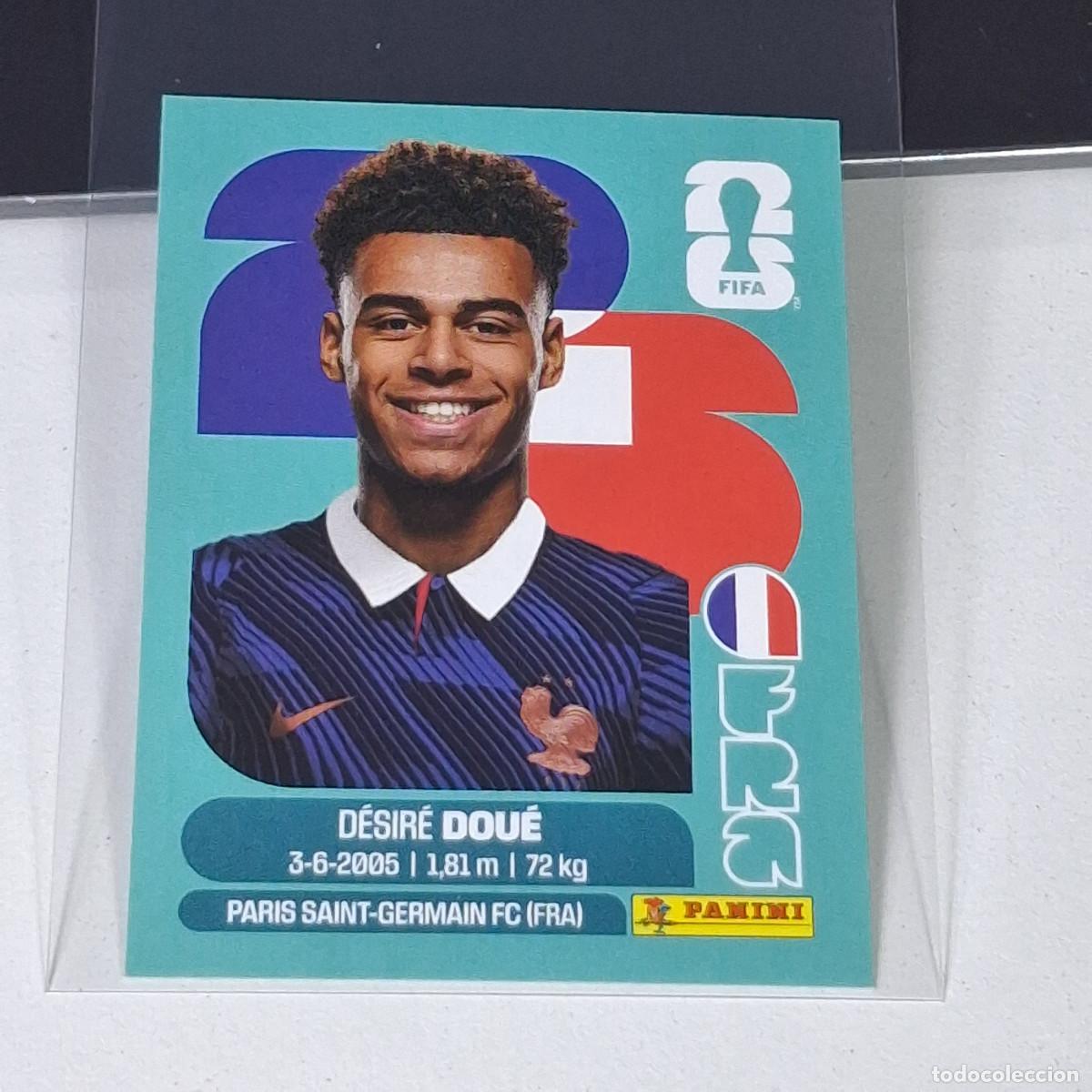 Cromos de F&uacute;tbol: B7 FRA 17 FRA17 DESIRE DOUE FRANCIA FRA FRANCE MUNDIAL FIFA WORLD CUP 2026 STICKER PANINI