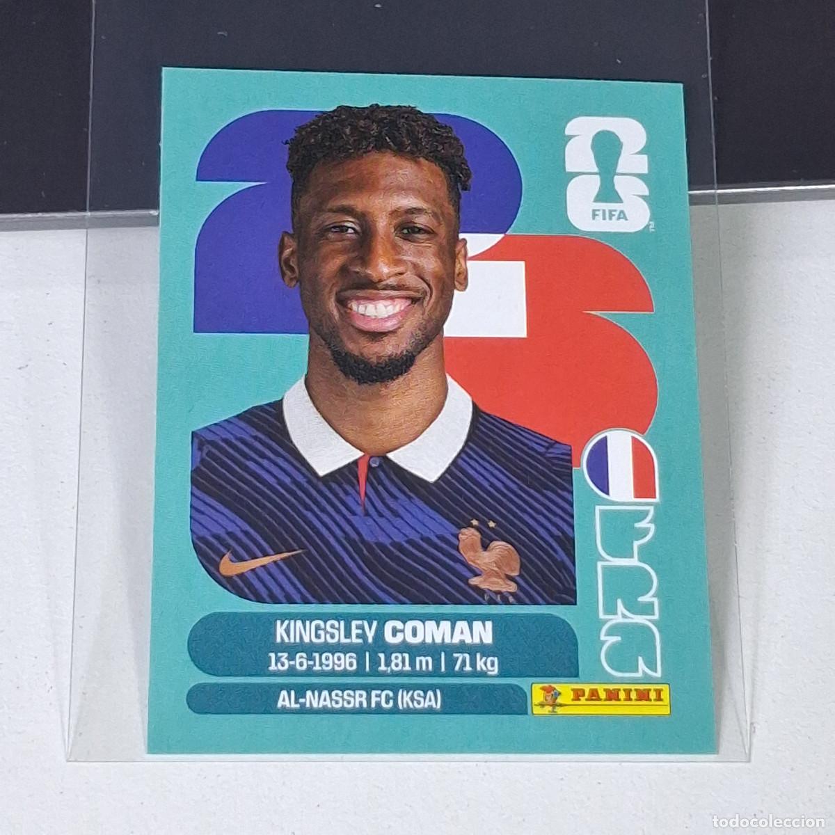 Cromos de F&uacute;tbol: B7 FRA18 KINGSLEY COMAN 18 FRANCIA FRA FRANCE MUNDIAL FIFA WORLD CUP 2026 STICKER PANINI