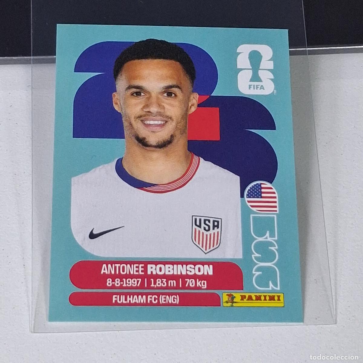 Cromos de F&uacute;tbol: B7 USA7 ANTONEE ROBINSON 7 ESTADOS UNIDOS USA MUNDIAL FIFA WORLD CUP 2026 STICKER PANINI