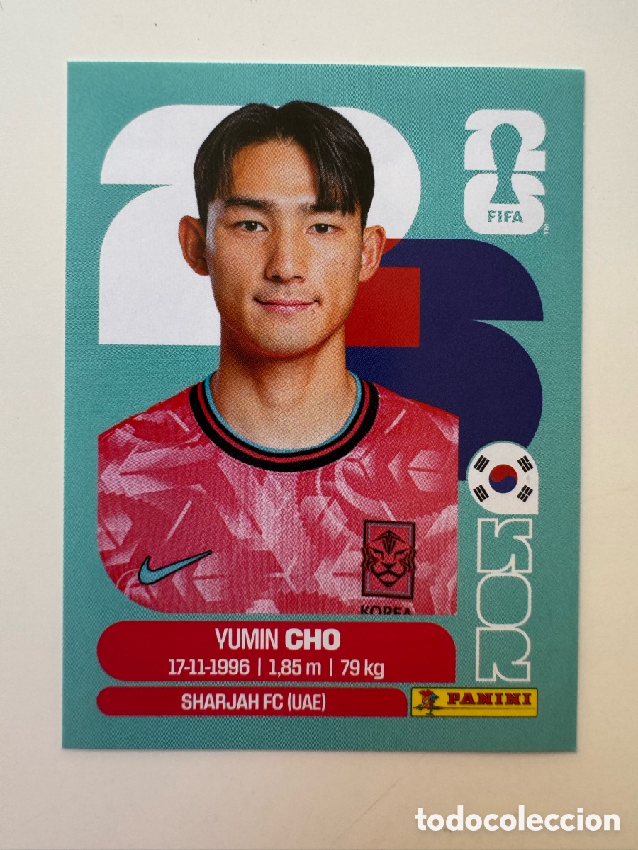 Cromos de F&uacute;tbol: Corea del Sur KOR MUNDIAL FIFA WORLD CUP 2026 STICKER PANINI KOR5 &ndash; Cho Yu-min N&ordm; 5