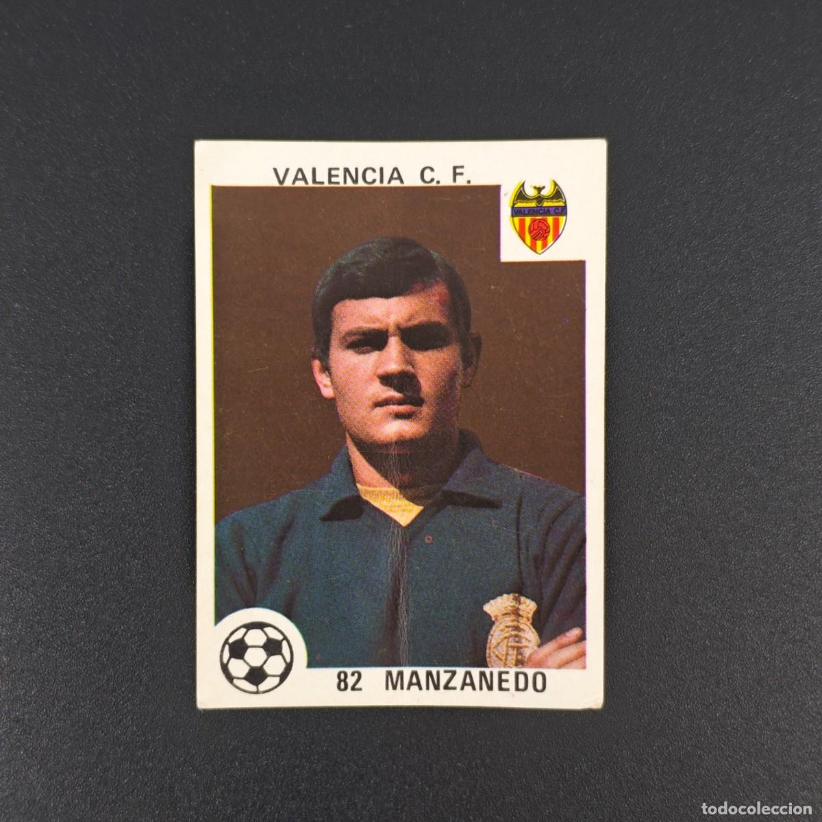 Cromos de F&uacute;tbol: CROMO LIGA ESPA&Ntilde;OLA MAGA 82 MANZANEDO VALENCIA NUNCA PEGADO SIN PEGAR 78 79 1978 1979 RA526