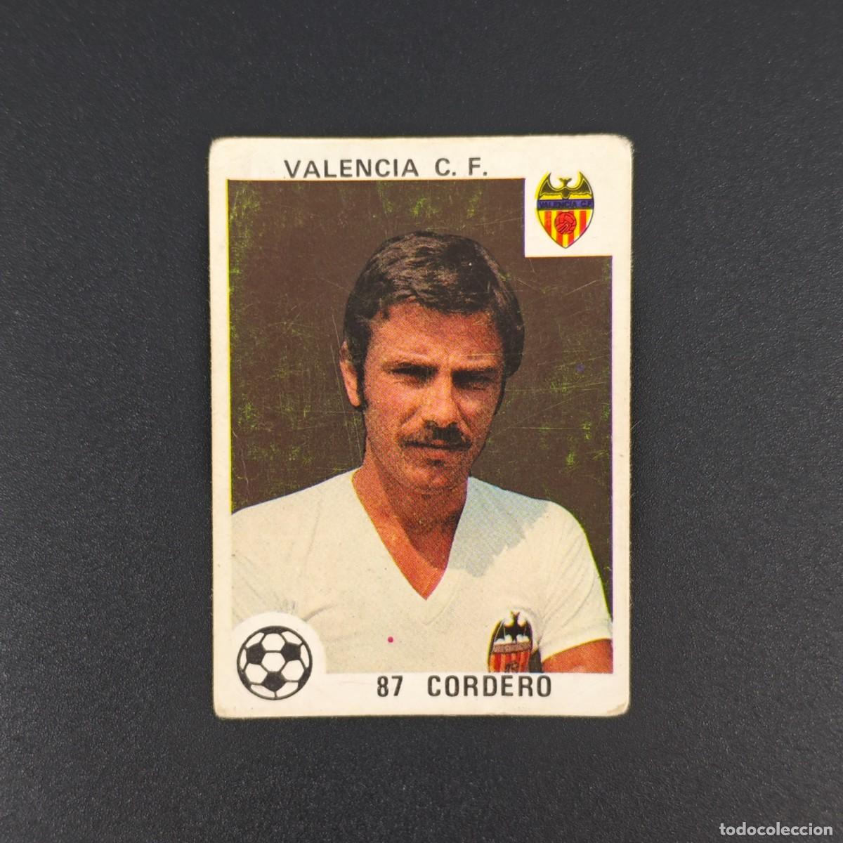 Cromos de F&uacute;tbol: CROMO LIGA ESPA&Ntilde;OLA MAGA 87 CORDERO VALENCIA NUNCA PEGADO SIN PEGAR 78 79 1978 1979 RA526