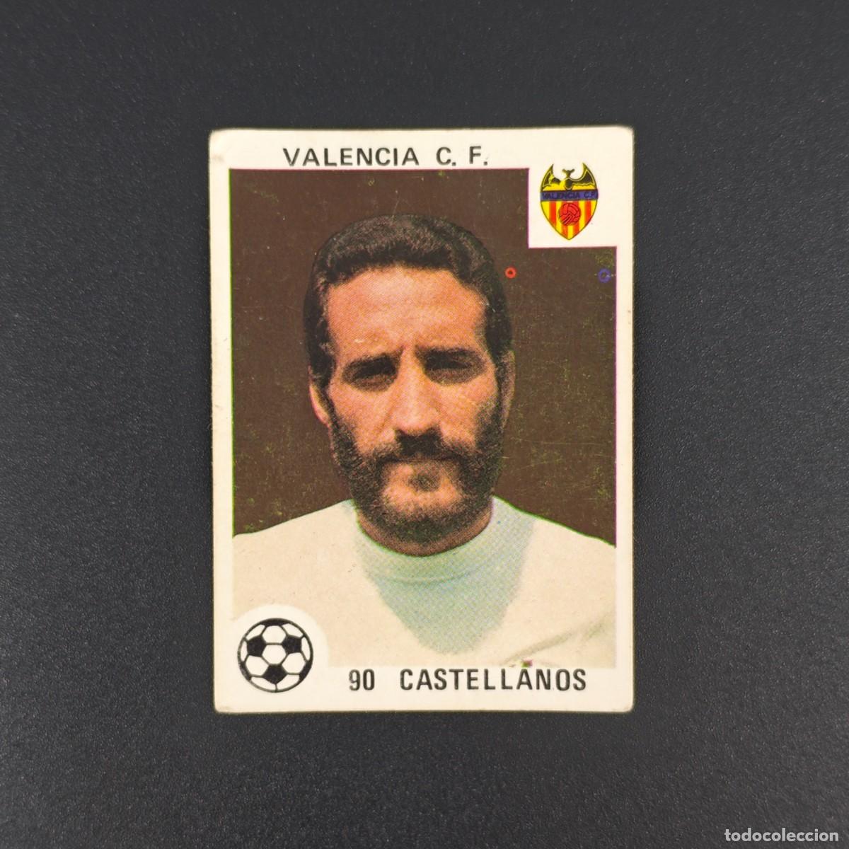 Cromos de F&uacute;tbol: CROMO LIGA ESPA&Ntilde;OLA MAGA 90 CASTELLANOS VALENCIA NUNCA PEGADO SIN PEGAR 78 79 1978 1979 RA526