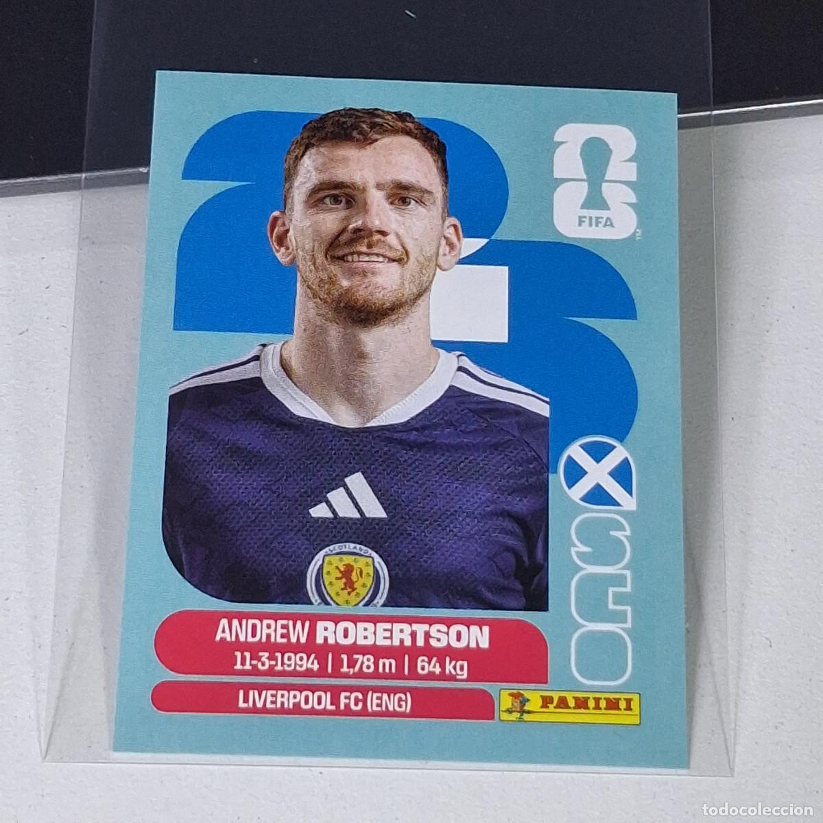 Cromos de F&uacute;tbol: B7 SCO6 ANDREW ROBERTSON 6 ESCOCIA SCOTLAND SCO MUNDIAL FIFA WORLD CUP 2026 STICKER PANINI