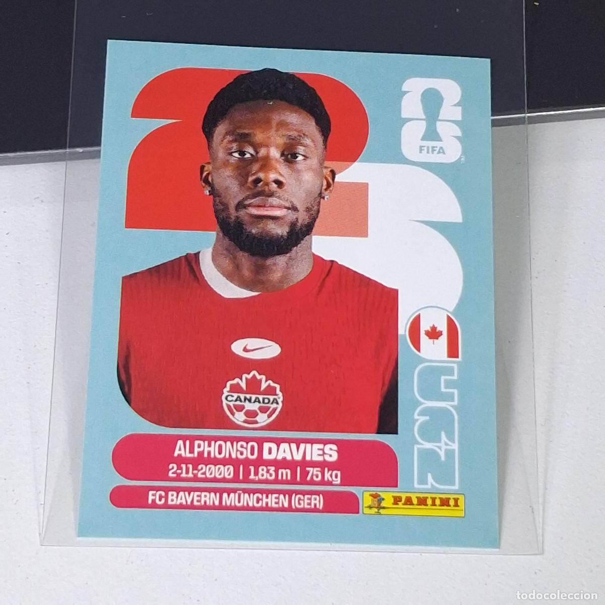 Cromos de F&uacute;tbol: B7 CAN3 ALPHONSO DAVIES CAN 3 CANAD&Aacute; MUNDIAL FIFA WORLD CUP 2026 STICKER PANINI