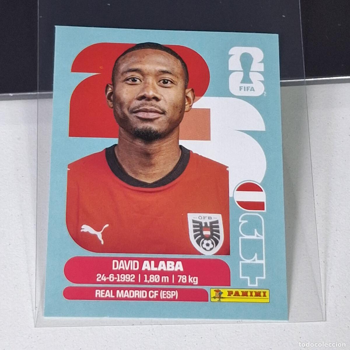 Cromos de F&uacute;tbol: B7 AUT4 DAVID ALABA 4 AUSTRIA AUT MUNDIAL FIFA WORLD CUP 2026 STICKER PANINI