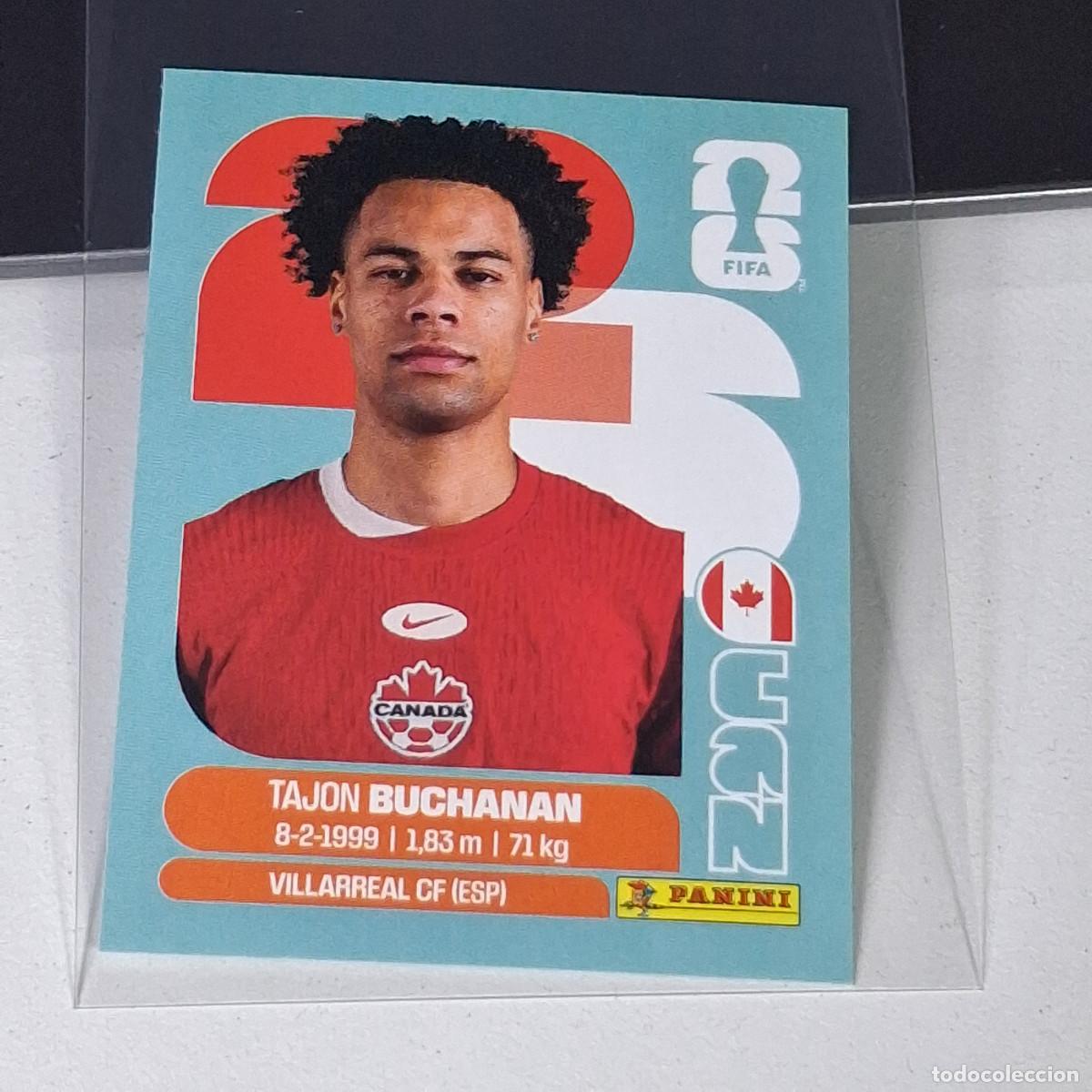 Cromos de F&uacute;tbol: B7 CAN 17 CAN17 TAJON BUCHANAN CANADA MUNDIAL FIFA WORLD CUP 2026 STICKER PANINI