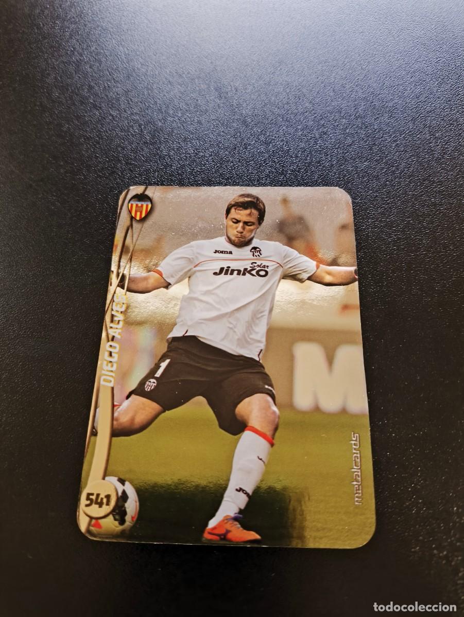 Cromos de F&uacute;tbol: 541 DIEGO ALVES VALENCIA BRILLO LISO PLATA TOP MUNDICROMO LIGA 2014 2015 14 15 NO PANINI ESTE