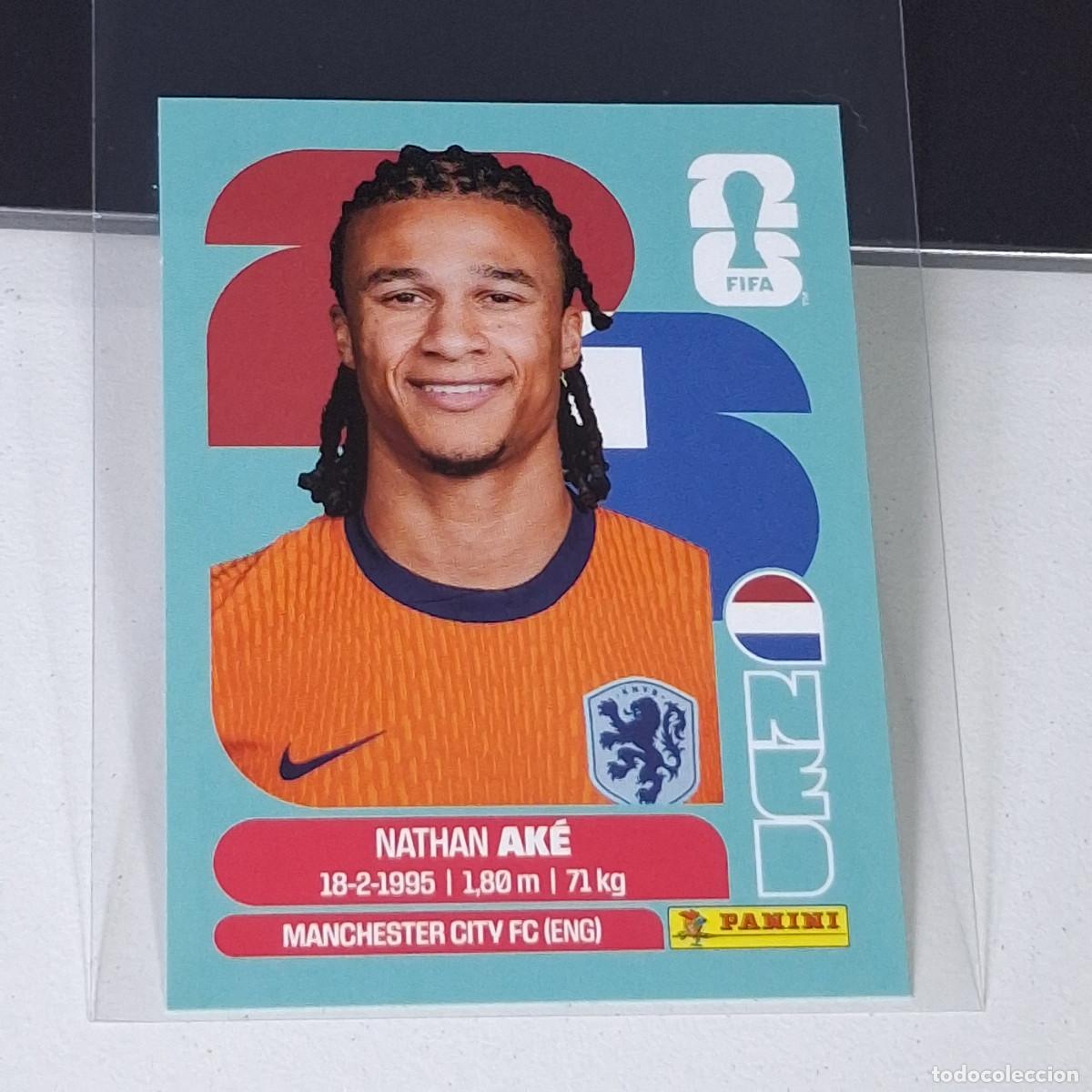 Cromos de F&uacute;tbol: B7 NED7 NATHAN AK&Eacute; 7 PA&Iacute;SES BAJOS HOLANDA NED MUNDIAL FIFA WORLD CUP 2026 STICKER PANINI