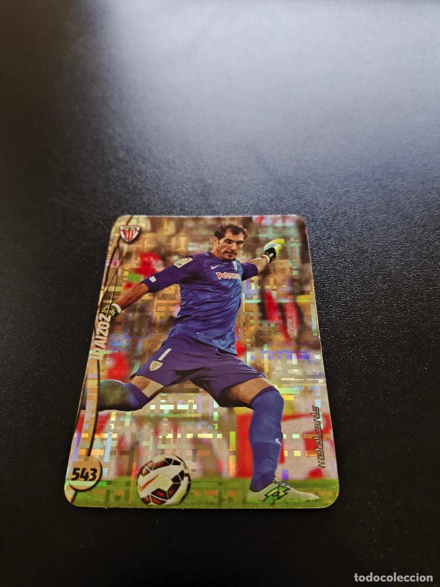 Cromos de F&uacute;tbol: 543 IRAIZOZ ATHLETIC DE BILBAO BRILLO TETRIS TOP MUNDICROMO LIGA 2014 2015 14 15 NO PANINI ESTE