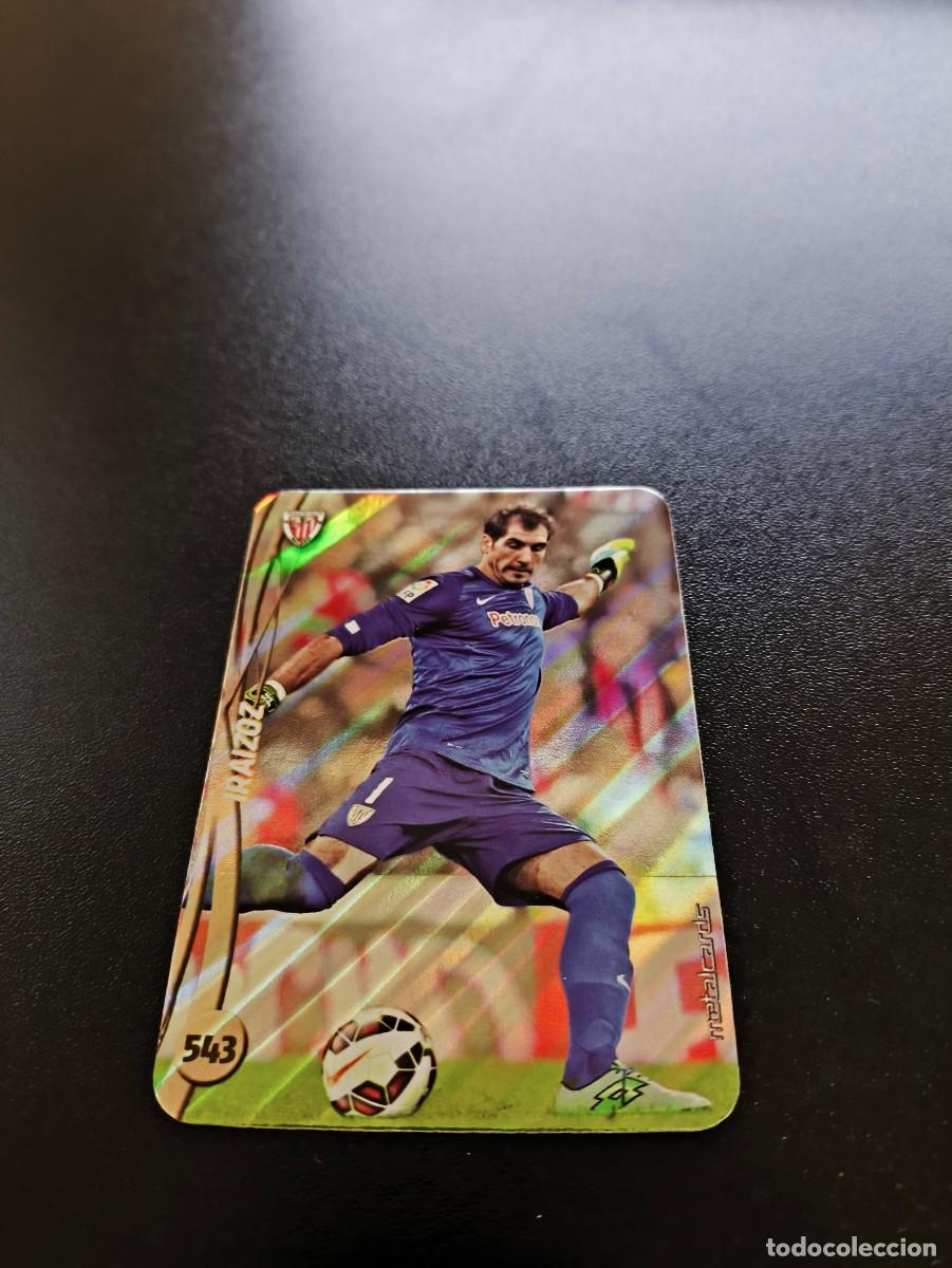 Cromos de F&uacute;tbol: 543 IRAIZOZ ATHLETIC DE BILBAO BRILLO RAYAS TOP MUNDICROMO LIGA 2014 2015 14 15 NO PANINI ESTE