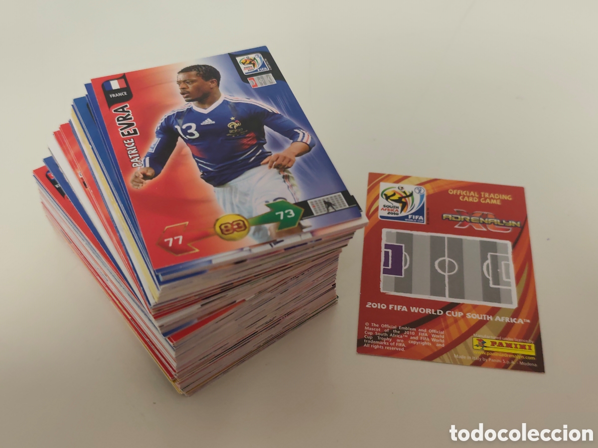 Cromos de F&uacute;tbol: 142 CARDS NUEVAS DIFERENTES MUNDIAL 2010 SUD&Aacute;FRICA ADRENALYN XL