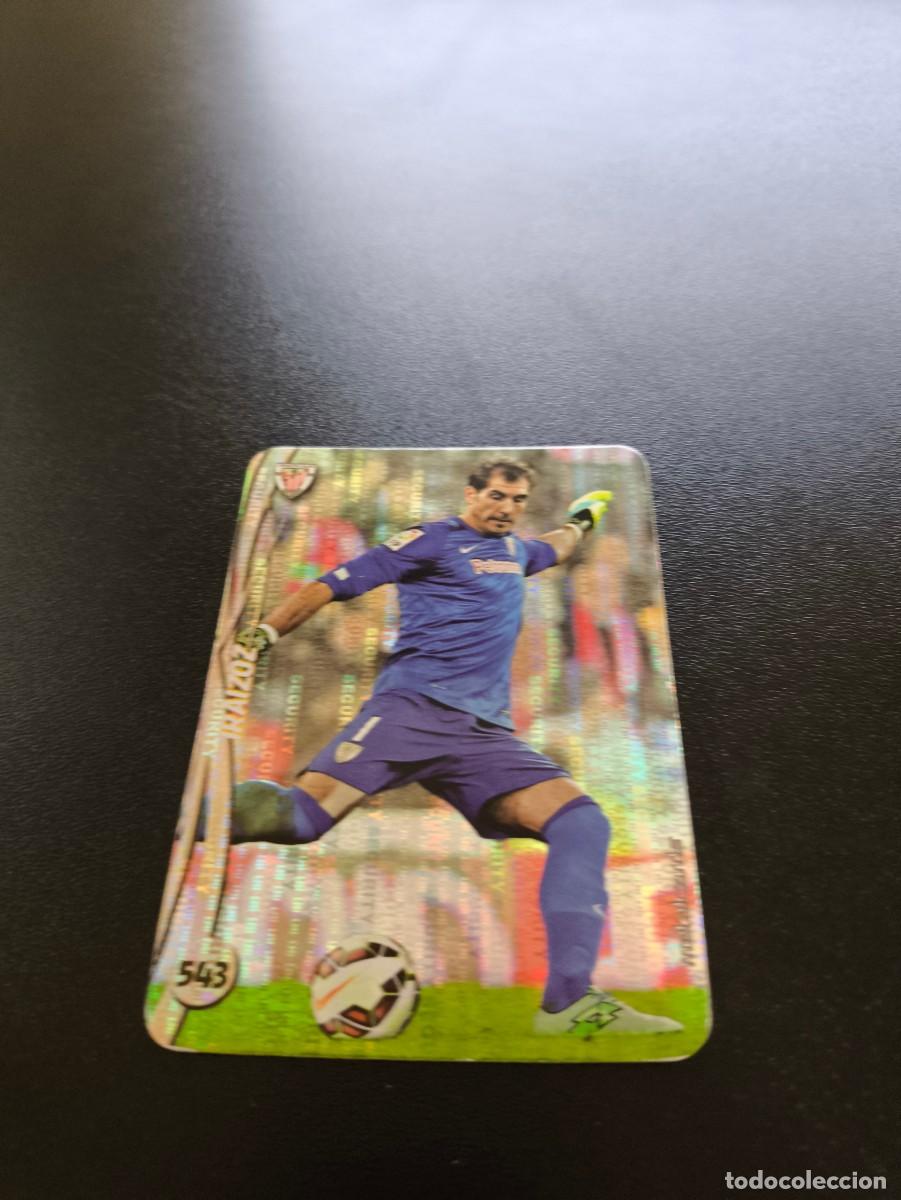 Cromos de F&uacute;tbol: 543 IRAIZOZ ATHLETIC DE BILBAO BRILLO SECURITY TOP MUNDICROMO LIGA 2014 2015 14 15 NO PANINI ESTE