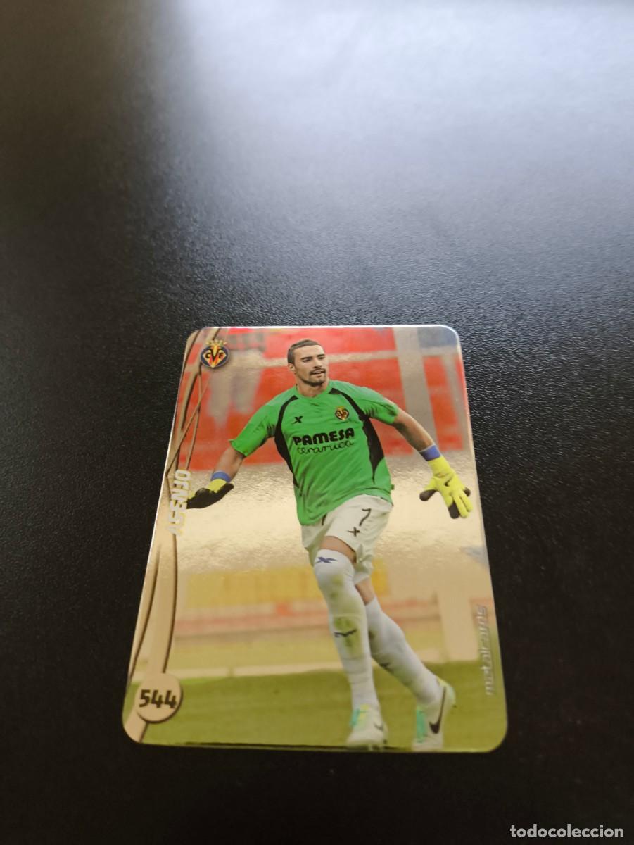 Cromos de F&uacute;tbol: 544 SERGIO ASENJO VILLARREAL BRILO LISO PLATA TOP MUNDICROMO LIGA 2014 2015 14 15 NO PANINI ESTE