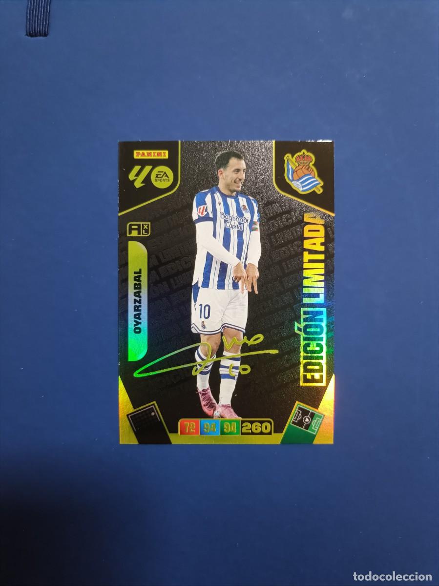 Cromos de F&uacute;tbol: Oyarzabal edici&oacute;n limitada firmada Adrenalyn XL 25 26 Real Sociedad 2025 2026
