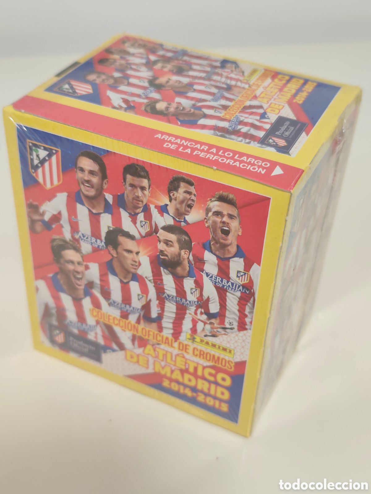 Football Stickers: CAJA SIN ABRIR ATL&Eacute;TICO MADRID 2014 2015 COLECCI&Oacute;N OFICIAL