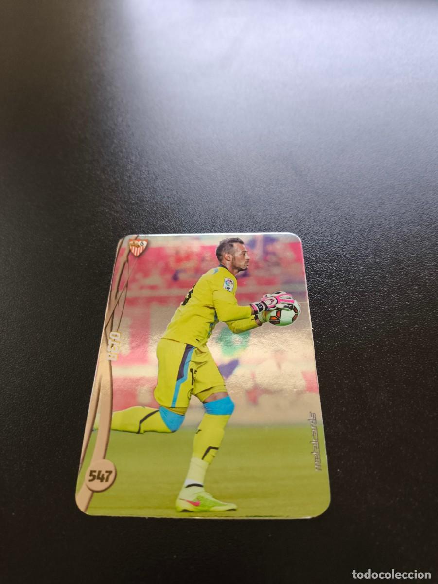 Cromos de F&uacute;tbol: 547 BETO SEVILLA BRILLO LISO PLATA TOP MUNDICROMO LIGA 2014 2015 14 15 NO PANINI ESTE